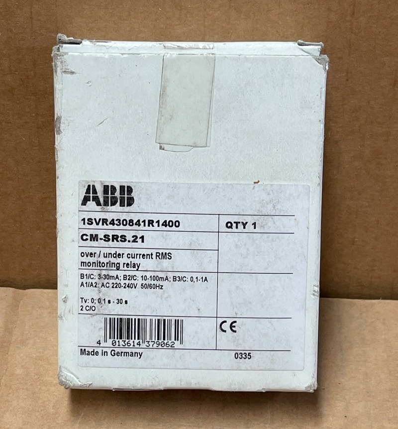 ABB – CM‑SRS.21 (1SVR430841R1400) – Current Monitoring Relay 3 mA–1 A 220–240 V