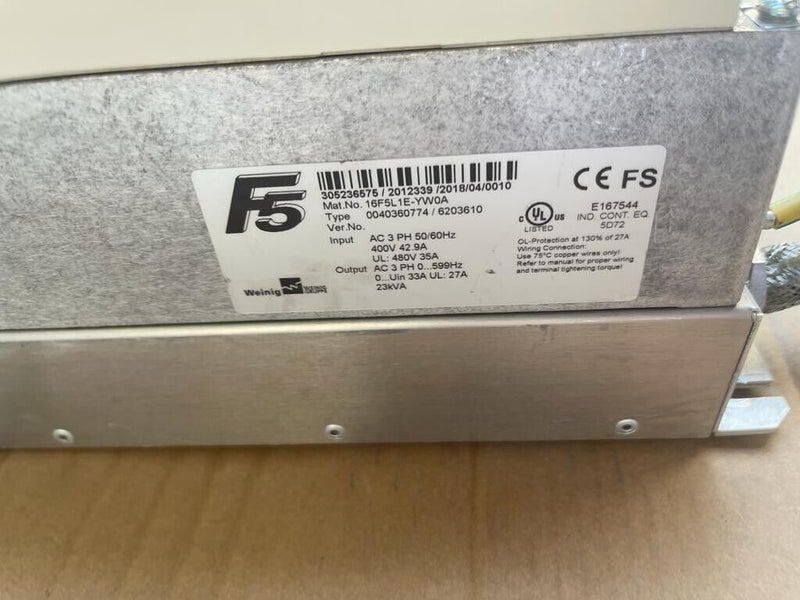 Weinig 16F5L1E-YW0A, KEB F5 0040360774