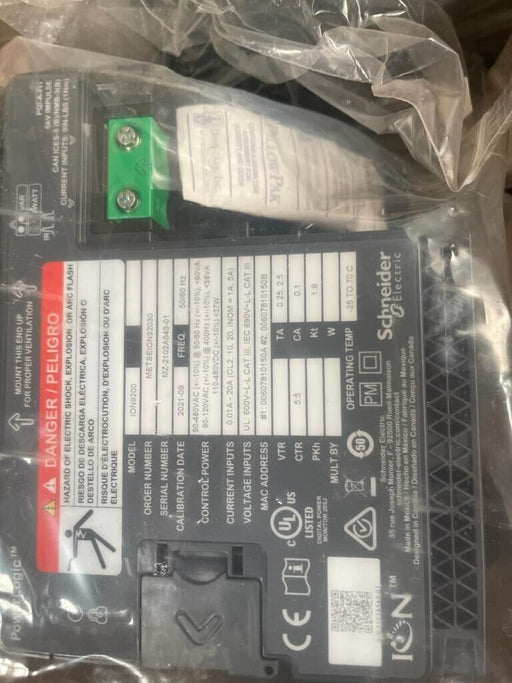 Schneider Electric, METSEION92040, Power and Energy Meter ION9200 PowerLogic