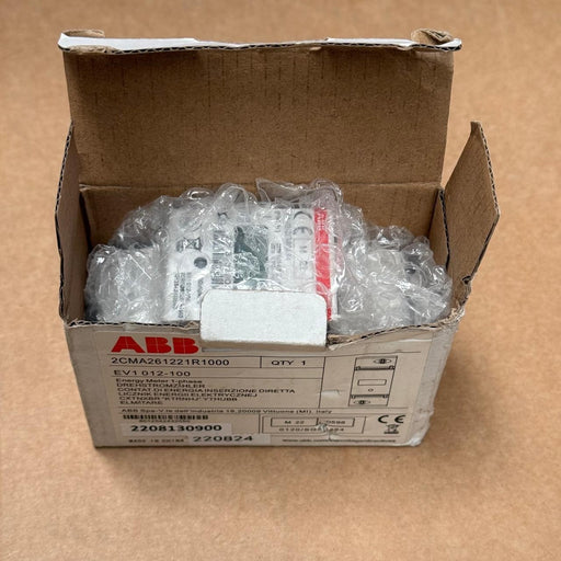 ABB – 2CMA261221R1000 (EV1 012‑100) – 1-Phase Kilowatt-Hour Energy Meter