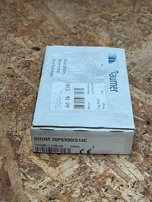 Baumer - OHDM 20P6990/S14C - Laser Diffuse Sensor, 210–1500 mm, PNP, M12, IP67