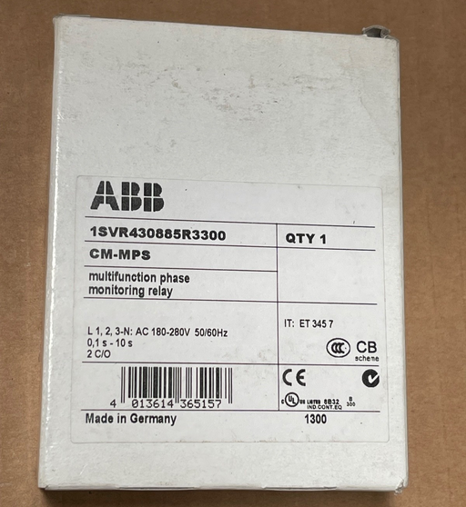 ABB – 1SVR430885R3300 – CM‑MPS Multifunction Phase Monitoring Relay