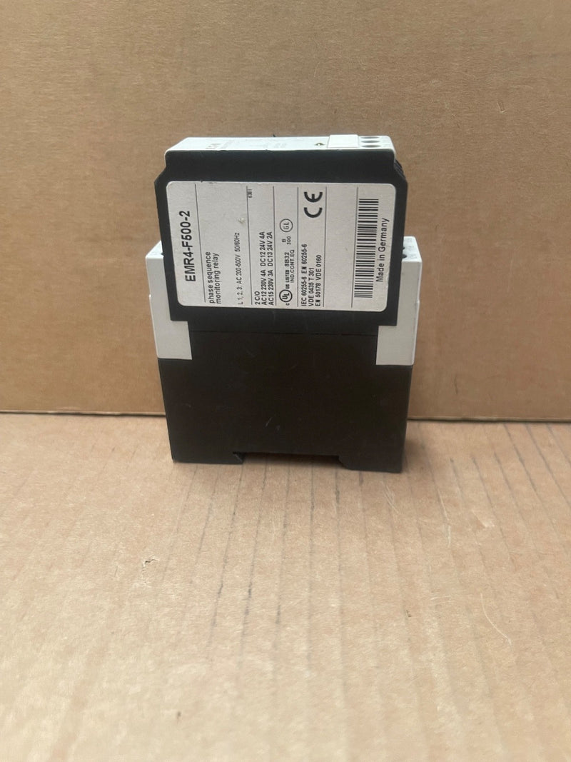 Eaton – EMR4-F500-2 – Phase Sequence Monitoring Relay 200-500 VAC, 2 C