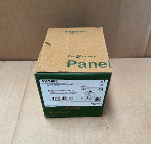 Schneider Electric – PAS800 – EcoStruxure Panel Server Advanced 110‑277 V AC/DC