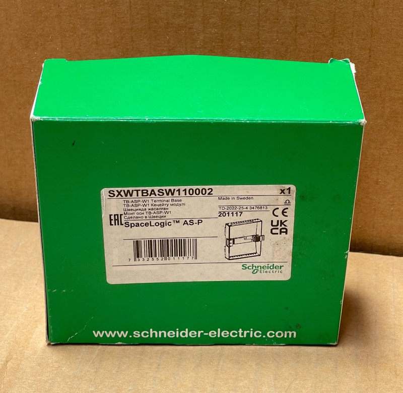 Schneider Electric – SXWTBASW110002 – TB‑AS Terminal Base for AS‑P SpaceLogic