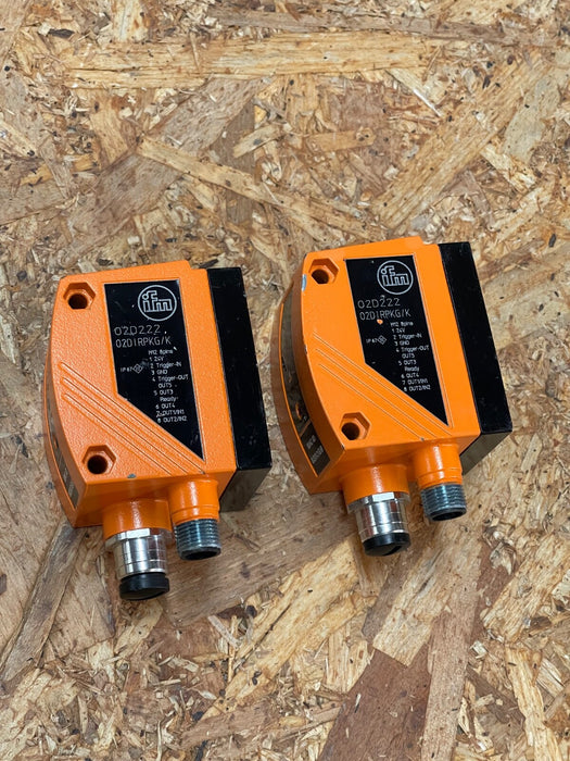 IFM – O2D222 (O2DIRPKG/K) – Fixed-Mount Object Recognition Sensor, 24 V DC, IP67