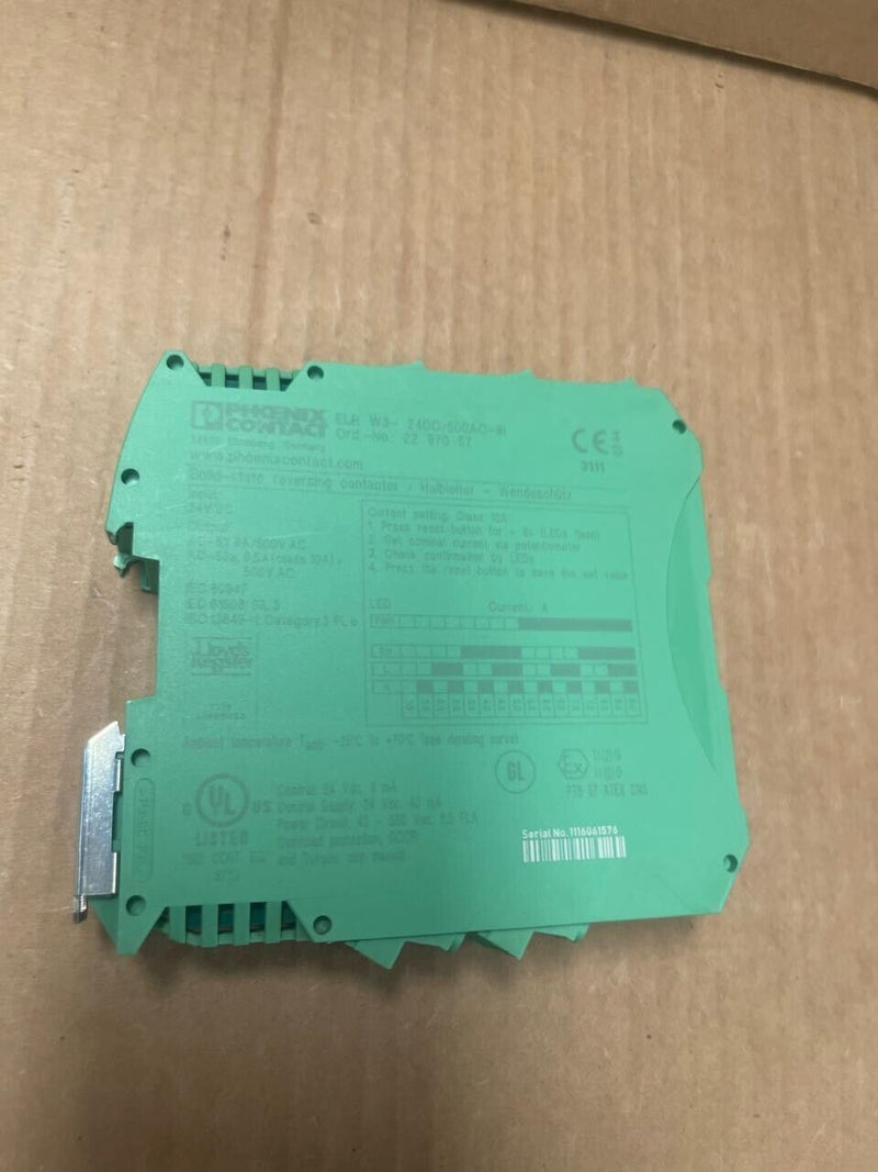 Phoenix Contact - 2297057 - Hybrid Motor Starter ELR W3-24DC/500AC-9I