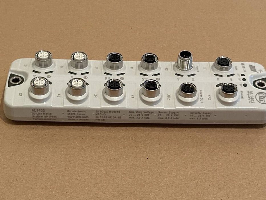 IFM AL1403 IO-Link Bus Module with Profinet