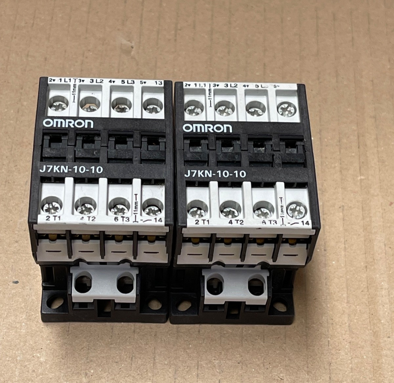 Omron – J7KN‑10‑10 – 3‑Pole Motor Contactor 10 A AC3 (4 kW)