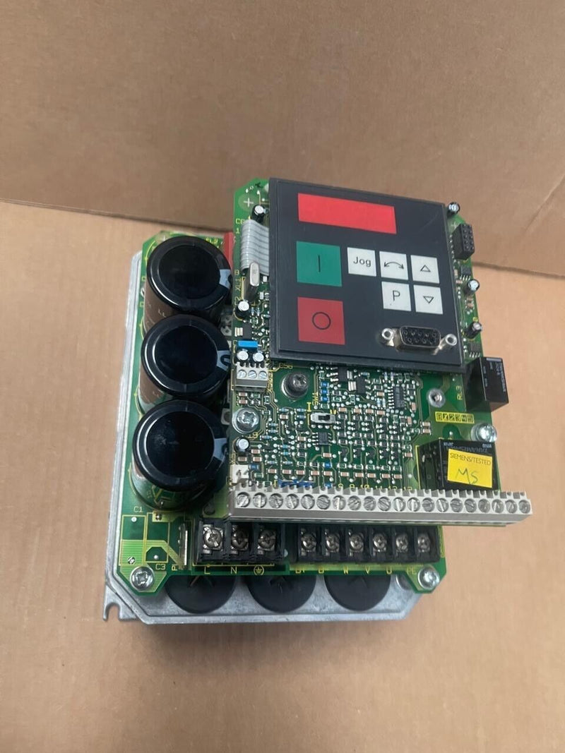 Siemens 6SE3115-2BB40 MICROMASTER VFD, 1.1 kW, 1AC 230V, Filtered