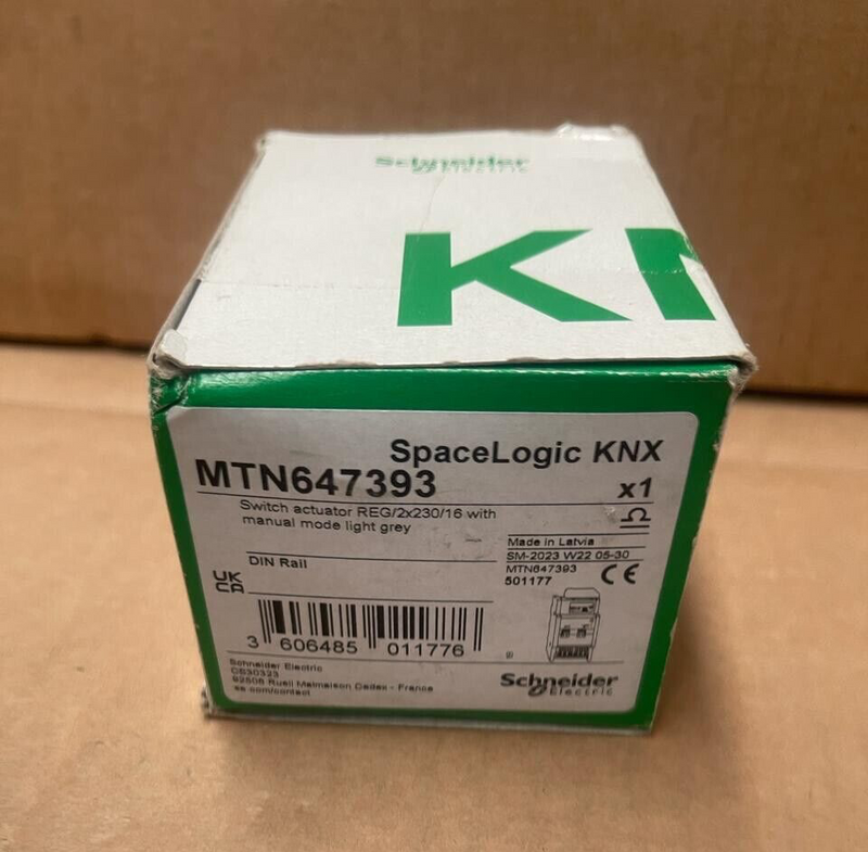 Schneider Electric DIN Rail - MTN647393 - Switch Actuator REG/2x230/16