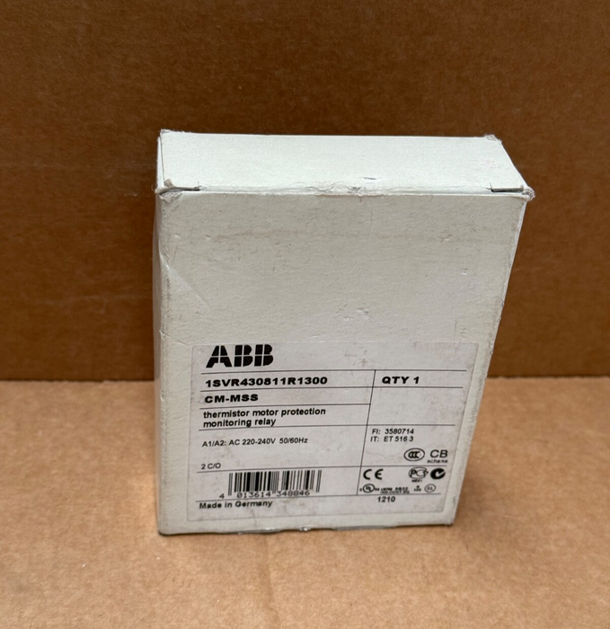 ABB – CM‑MSS (1SVR430811R1300) – Thermistor Motor Protection Relay, 220‑240 VAC