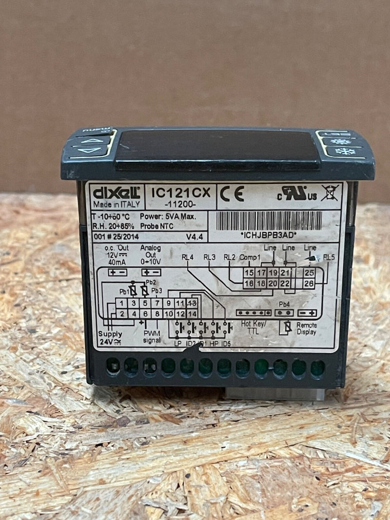 Dixell (Copeland/Emerson) – IC121CX – Chiller/Heat‑Pump Controller, 24 VAC/DC