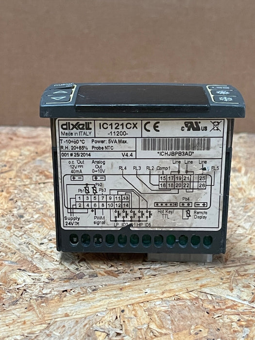 Dixell (Copeland/Emerson) – IC121CX – Chiller/Heat‑Pump Controller, 24 VAC/DC