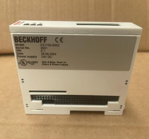 BECKHOFF, CX1100-0002, CPU Module Power supply 24V DC