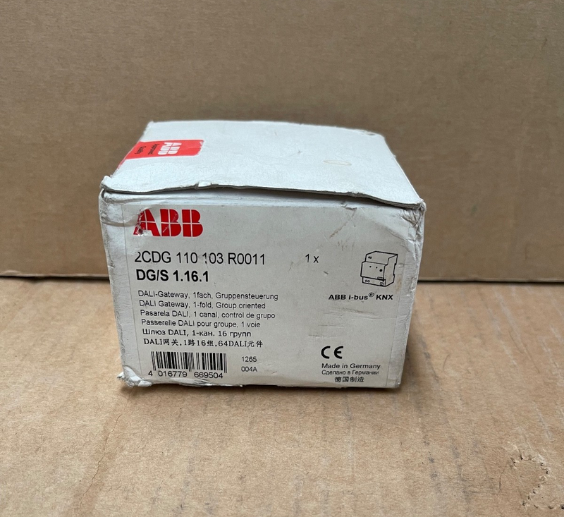 ABB – 2CDG110103R0011 – DG/S 1.16.1 DALI‑Gateway, 1‑fold, 16 Groups