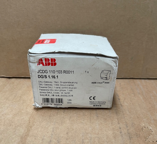 ABB – 2CDG110103R0011 – DG/S 1.16.1 DALI‑Gateway, 1‑fold, 16 Groups