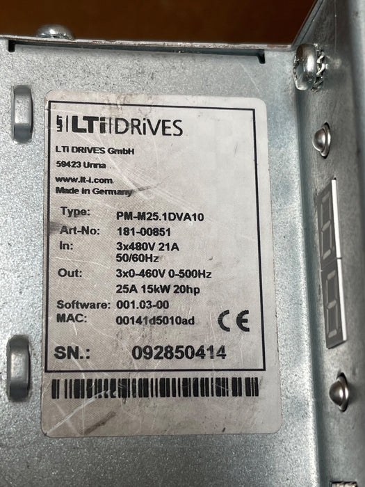 LTi Motion – PM‑M25.1DVA10 – PitchMaster II Servo Controller, 25 A (17 kVA)