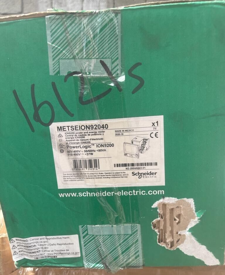 Schneider Electric, METSEION92040, Power and Energy Meter ION9200 PowerLogic