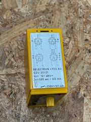 Selectron – GZU 20/21 – Universal 11‑Pin Timer Relay 0.05 s–320 min (220 V)