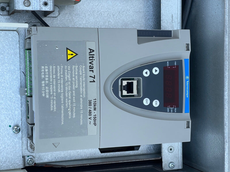 Telemecanique – ATV71HC11N4 – Altivar 71 VFD, 110 kW / 150HP, 380–480 V AC