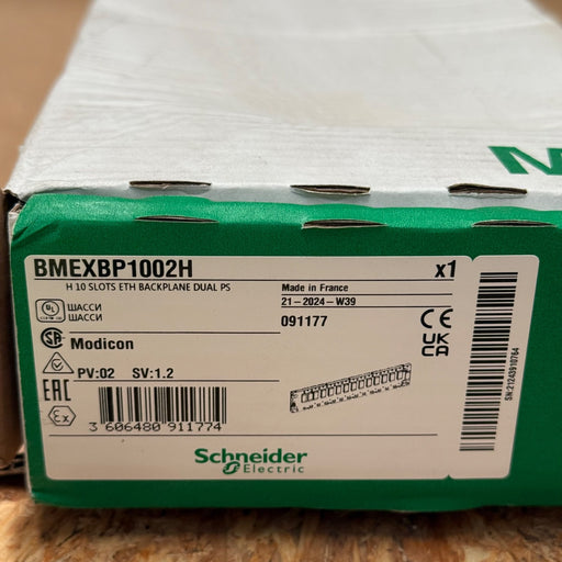 Schneider Electric – BMEXBP1002H – Modicon X80 Ruggedized 10‑Slot Ethernet/X‑Bus