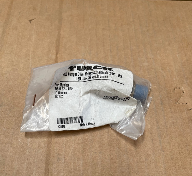 Turck – RSM 57‑TR2 (U0102) – 5‑Pin 7/8″ Male CAN / DeviceNet Bus Termination RES