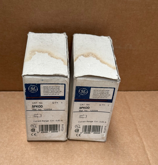 GE – SFKOD 120004 – Motor Protection Circuit Breaker, 0.4–0.63 A Trip Range