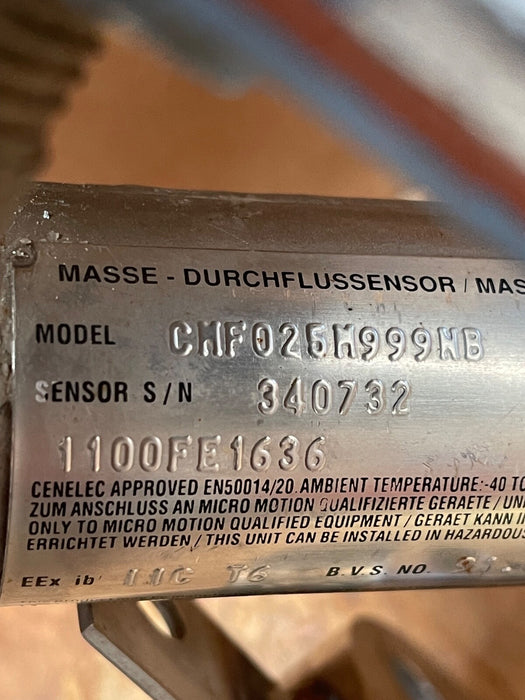 Emerson/Rosemount Micro Motion – CMF025M999NB – ELITE Series Coriolis Flow