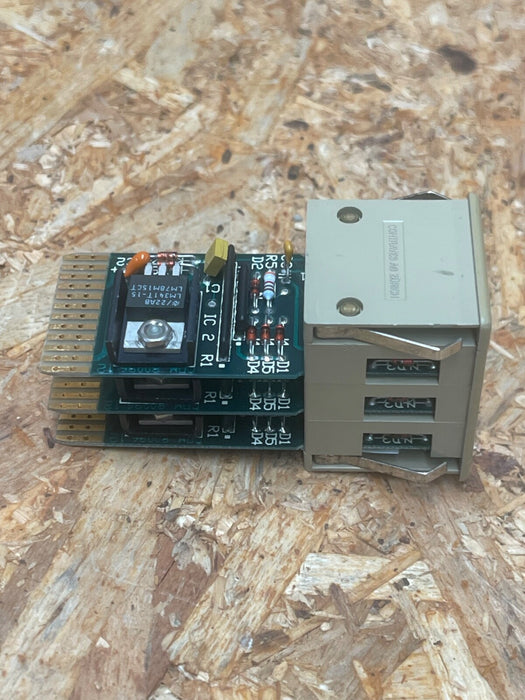 Contraves AG Zürich – PSW 1.1 – Plug‑In Module with LED Display & PCB Stack