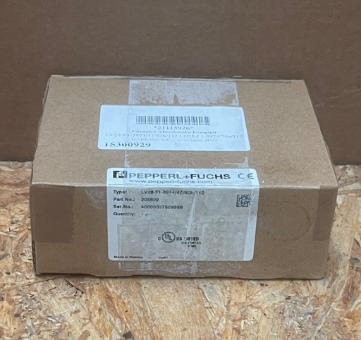 Pepperl + Fuchs – LV28‑F1‑3974/47/82B/112 (205802) – 2‑Wire Through‑Beam