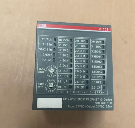 ABB - CI502-PNIO B4 - 1SAP220700R0001 - PROFINET Bus Module 8DC/8D1/8DO