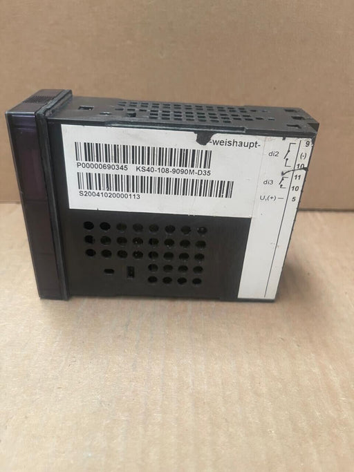 Weishaupt - KS40-108-9090M-D35 - Universal Temperature Controller, 90-250V AC