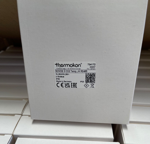 Thermokon – 734172 – NOVOS 3 CO2 Temp RH Sensor RS485 Modbus