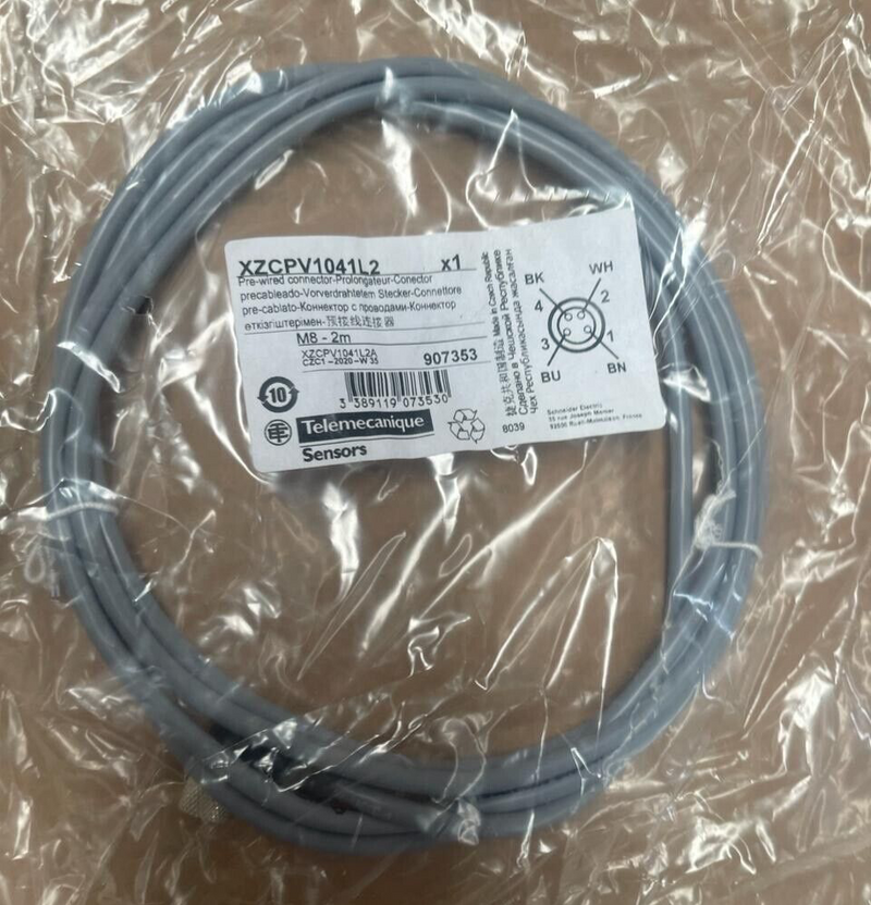 Telmecanique Sensors - XZCPV1041L2 - Pre-wired Connector Prolongateur Conector