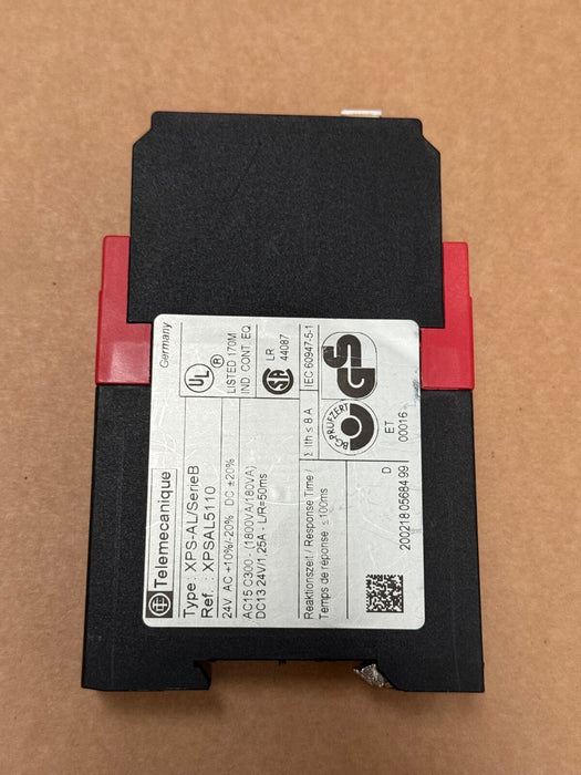 Telemecanique – XPSAL5110 – Safety Relay 24 VAC/DC, 2 NO Outputs, Preventa Serie