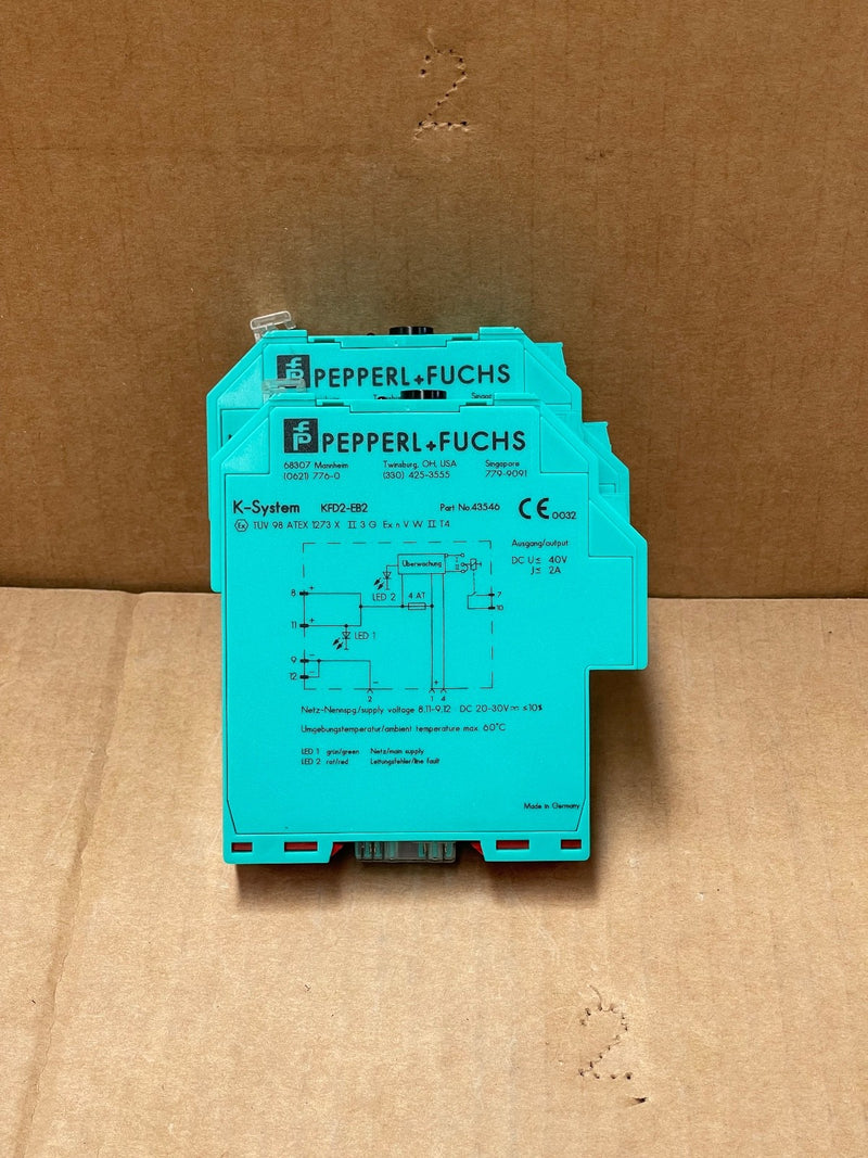 Pepperl+Fuchs – KFD2‑EB2 (43546) – Power Feed Module / Power Rail Supply Unit