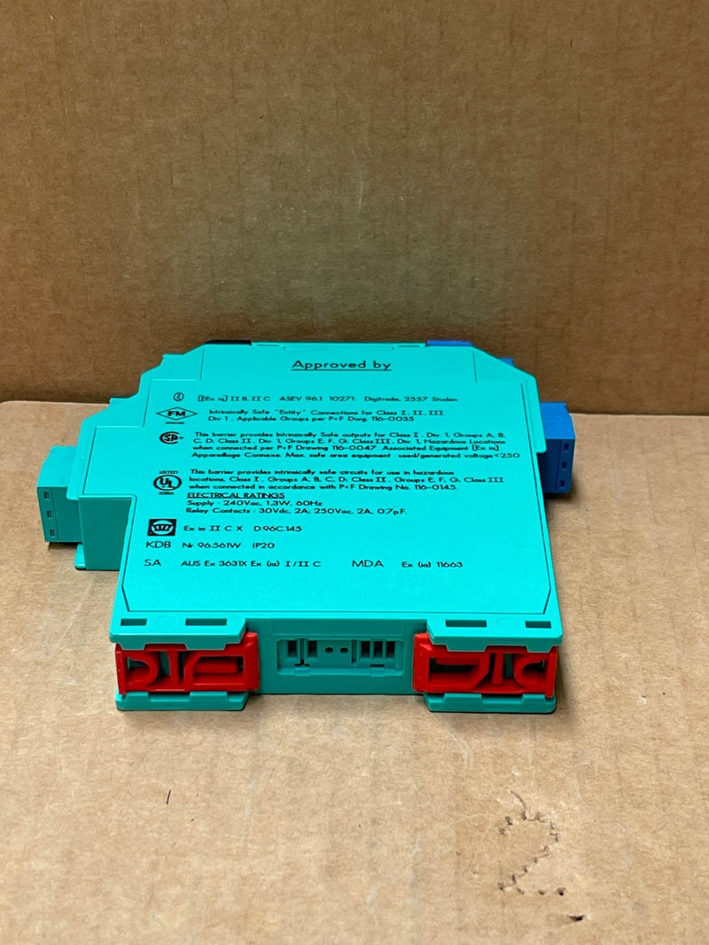 Pepperl+Fuchs – KFA6‑SR2‑Ex2.W (37370S) – 2‑Channel Isolated Switch Amplifier