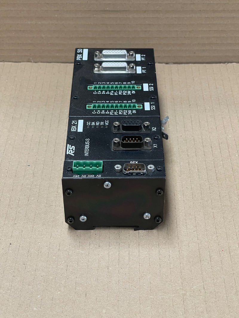 TR Systems – IBX 21 + PBX 50 – Interbus-S Fieldbus & Encoder Interface Module