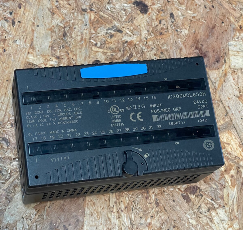 GE Fanuc – IC200MDL650H – VersaMax 32‑Point 24 VDC Discrete Input Module (Rev H)
