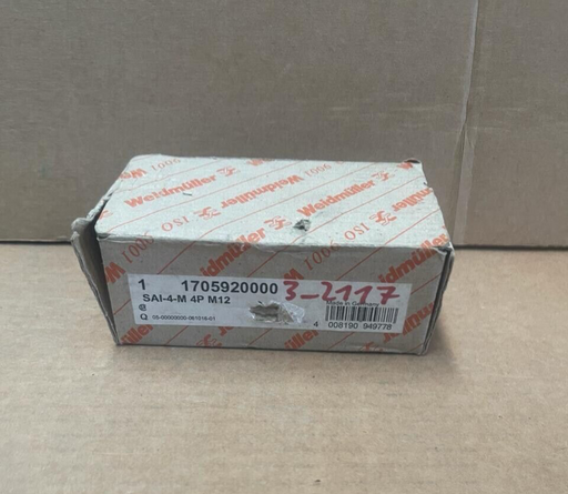 Weidmüller - SAI-4-M 4P M12 - 1705920000 - Hood distributor