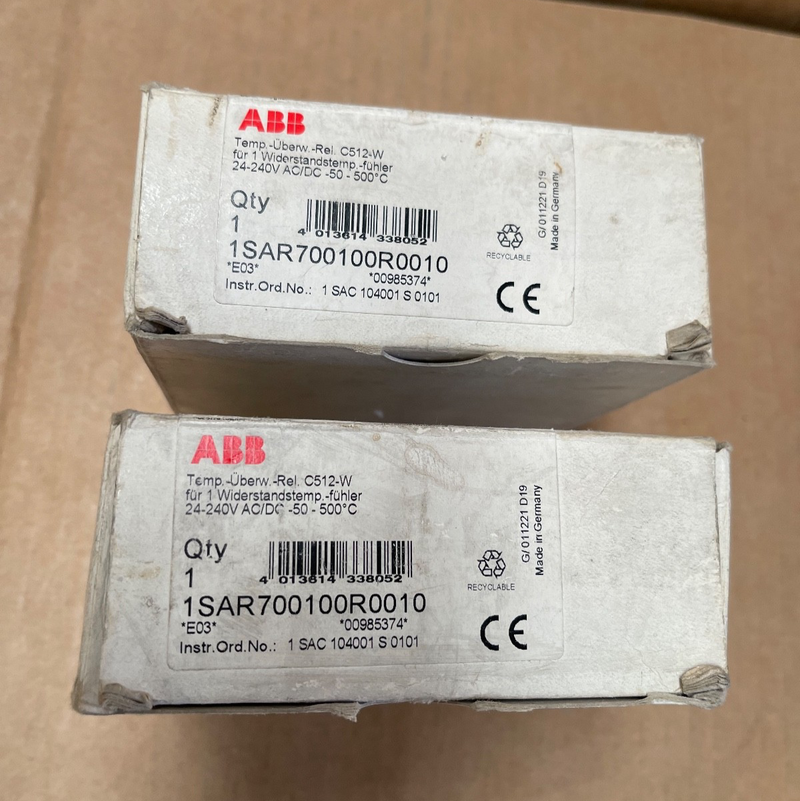 ABB – 1SAR700100R0010 – C512‑W Digital Temperature Monitoring Relay