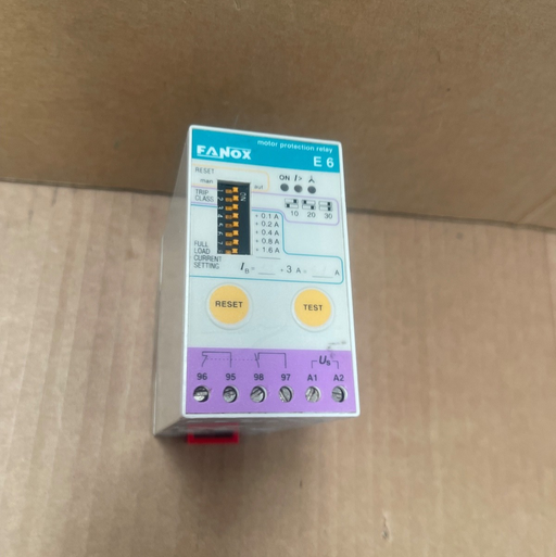 Fanox – E6 (E-6) – Electronic Protection Relay 220/240V