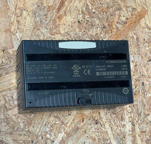 GE Fanuc – IC200ALG264G – VersaMax 15‑Channel 15‑Bit Current Analog Input