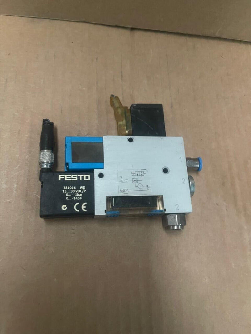 Festo - VADM-70-P - Vacuum Generator, High Vacuum, 0.7 mm Laval Nozzle