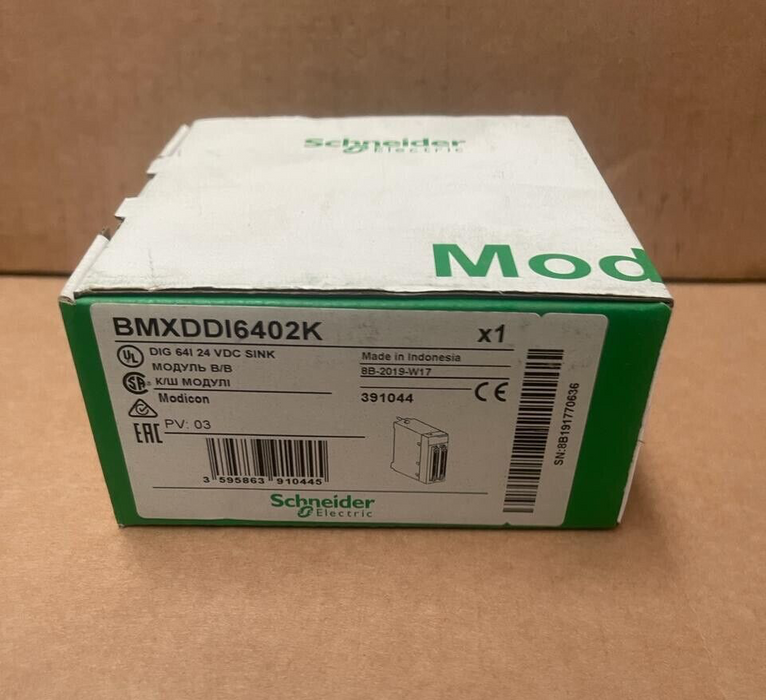 Schneider Electric Modicon - BMXDD16402K - DIG 64I 24 VDC SINK