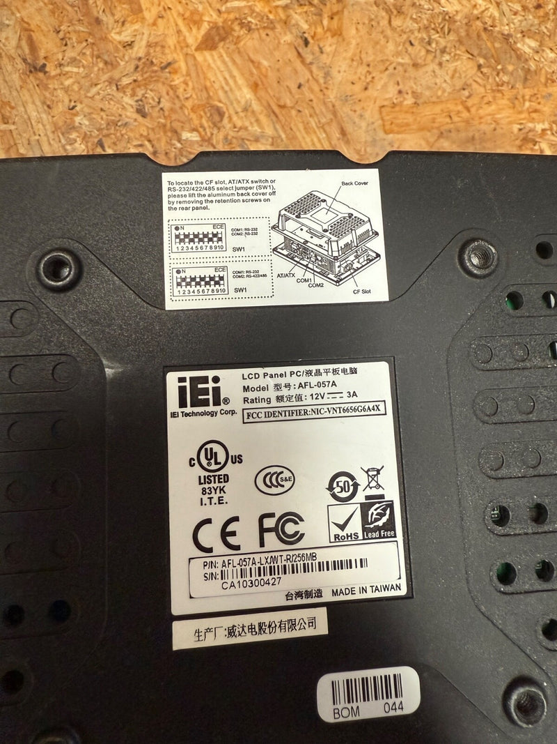 IEI (AFL) – AFL‑057A‑LX/WT‑R/256MB – 5.7″ Fanless Panel PC w/ AMD Geode LX‑800