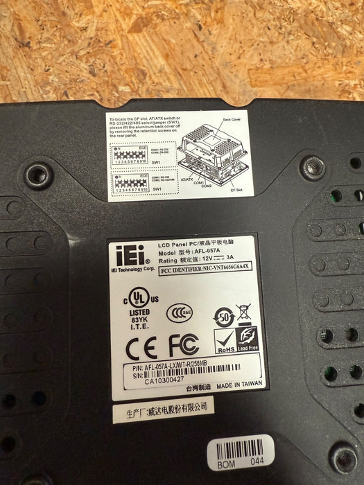 IEI (AFL) – AFL‑057A‑LX/WT‑R/256MB – 5.7″ Fanless Panel PC w/ AMD Geode LX‑800