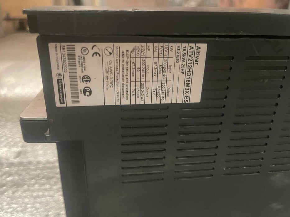 Schneider Ekectric ALTIVAR - ATV212HD18M3X-ES - 18.5kW-25HP AC Speed Drive