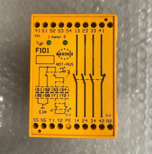 TESCH, F101x04, NOT-AUS Relay  07400004 24VAC/DC